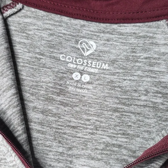 Colosseum Texas A&M Aggies Womens Grey Athena Qtr Zip Pullover Size XL - Picture 4 of 8